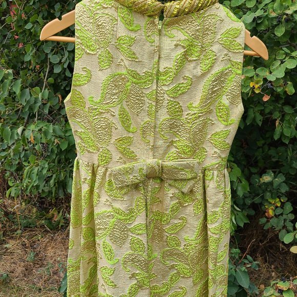 Vintage Sequin Lurex Holiday Minidress 60s - Picture 5 of 7